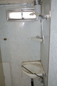 This bathroom is a gut job, for sure!